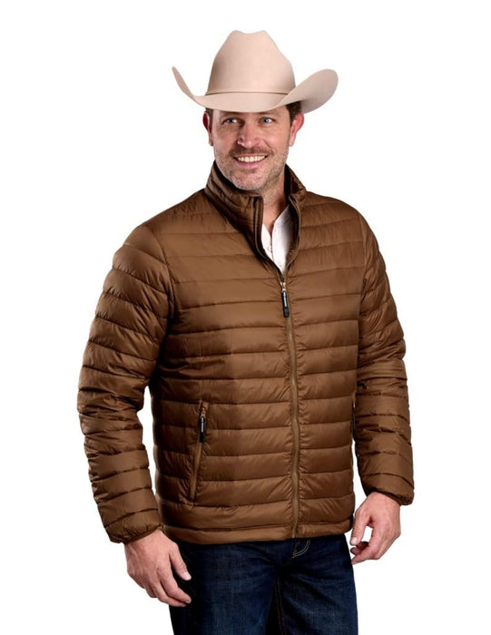 Mens Camel Crushable Jacket