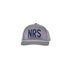 3D Light Grey & White Logo Cap