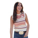 Women's Striped Sleeveless Top