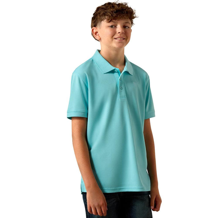 Boy's Tek Angel Blue Polo