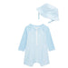 Boy's Gingham Blue Swimsuit