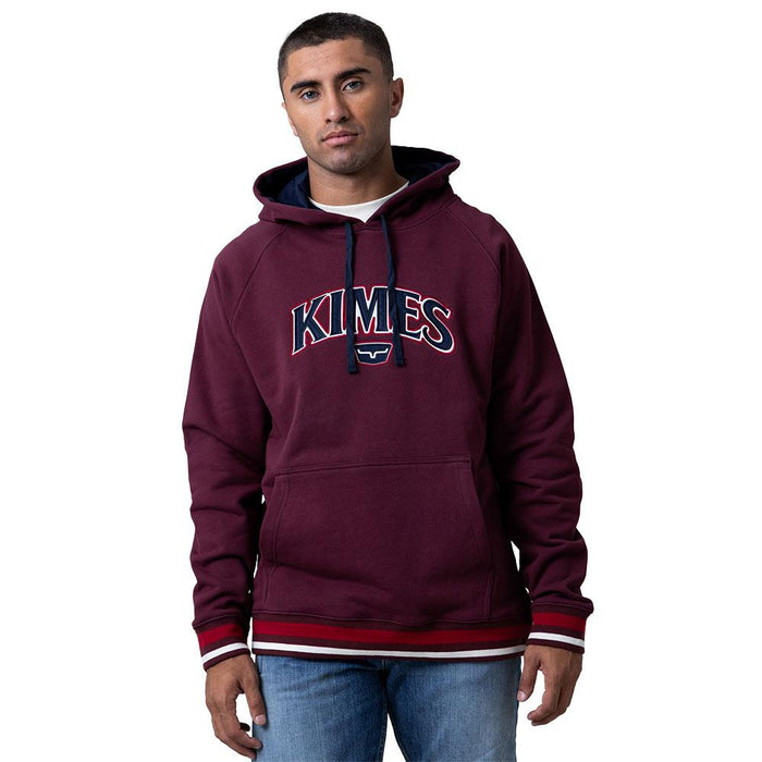 Kubo Hood Men's Burgundy Sweatshirt