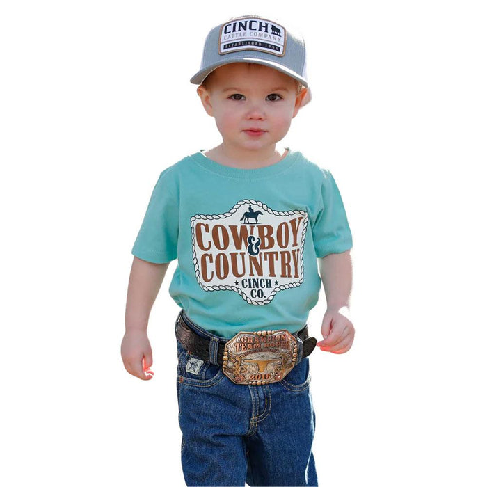 Infant Blue Cowboy Country Tee Shirt