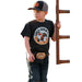 Boy's Charcoal Bucking Horse Logo Tee Shirt