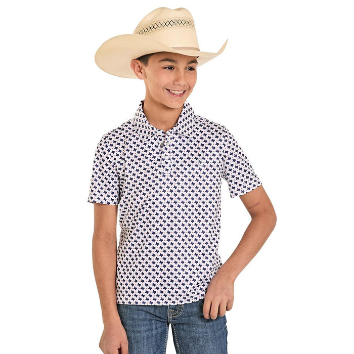 Boy's Texas Navy Polo