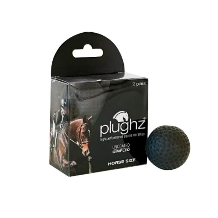 Uncoated Dimpled Equine Ear Plugs