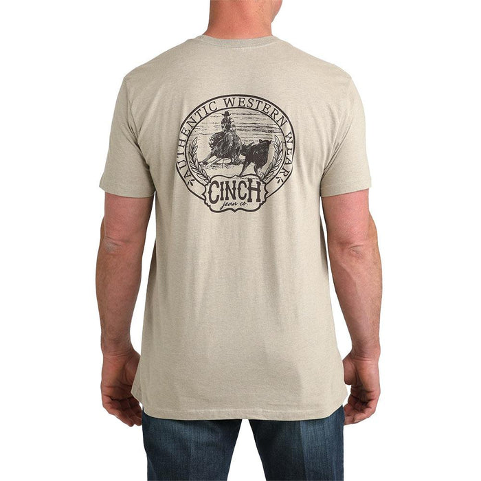 Men's Stone Authentic Western Wear Tee Shirt