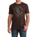 Men's Brown American Brand Tee Shirt