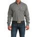 Men's Brown Small Floral Print Shirt