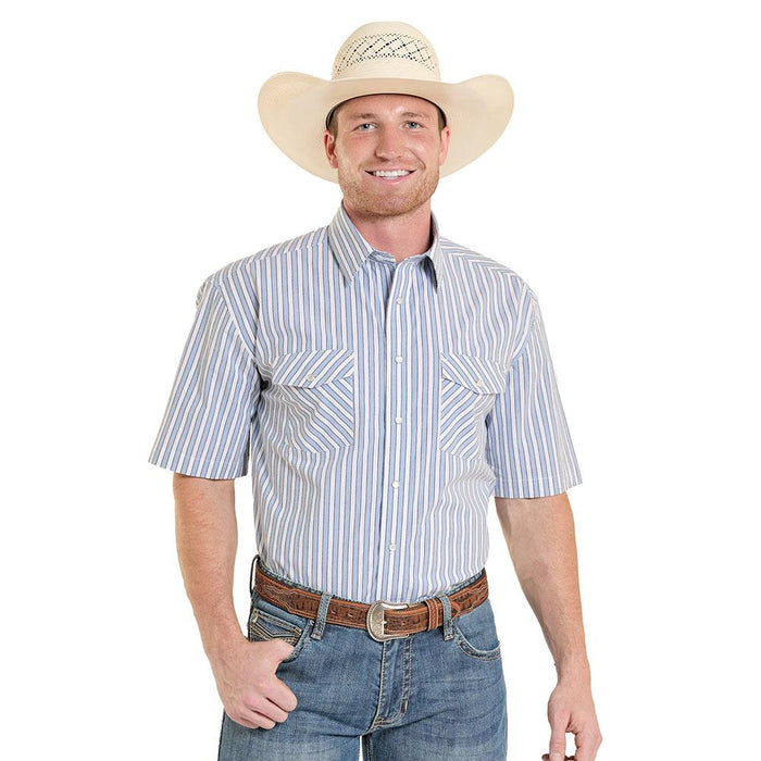 Men's Classic Blue Stripe Shirt