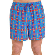 Men's Sapphire Southwestern Swim Trunks