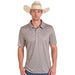 Men's Natural Medallion Print Performance Polo