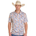 Men's Natural Distressed Cactus Performance Polo