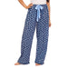 Women's Navy Floral PJ Pants