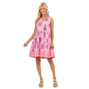 Women's Pink Sarajane Sleeveless Dress