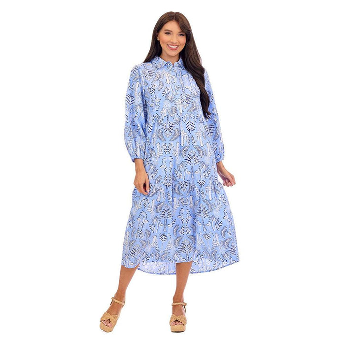 Women's Blue Booker Midi Dress