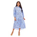 Women's Blue Booker Midi Dress