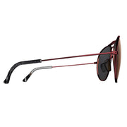 Bex Wesley Burgundy and Gold Sunglasses