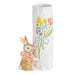 Pink Bow Bunny Bud Vase