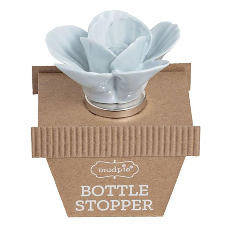 Blue Flower Bottle Stopper