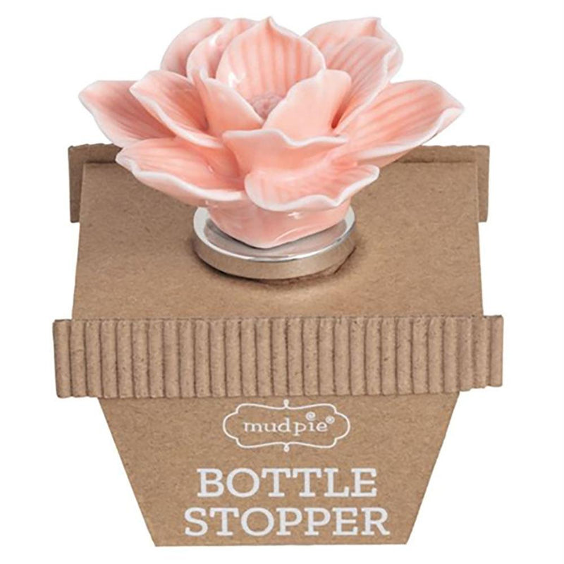 Pink Flower Bottle Stopper