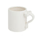 White Bow Handle Mug