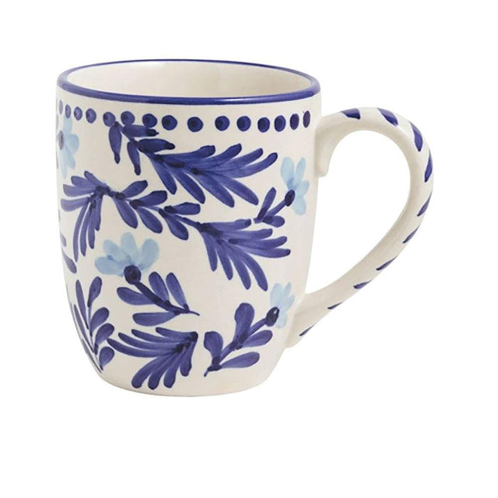 Blue Floral Mug