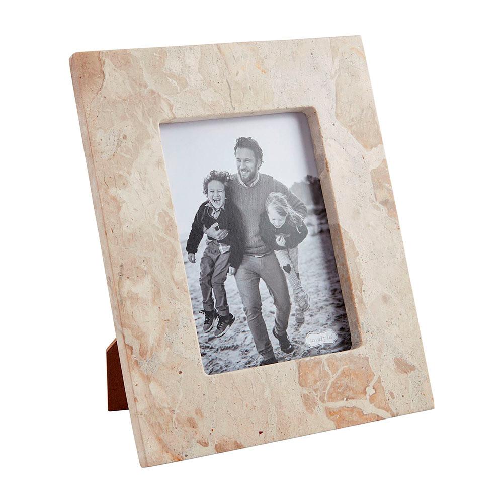 Mud Pie Large Tan Marble Frame
