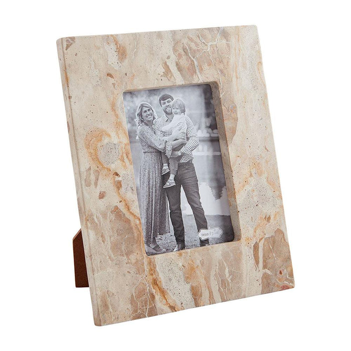 Small Tan Marble Frame