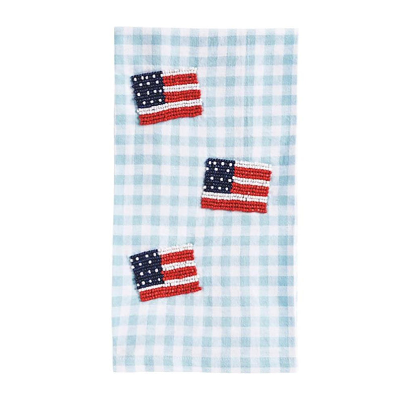 Flag Beaded Americana Towel