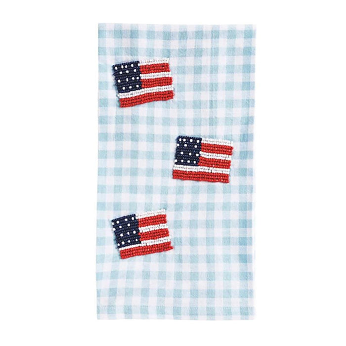 Flag Beaded Americana Towel