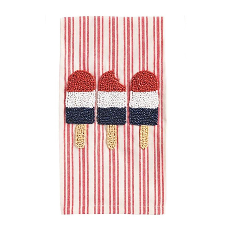 Ice Pop Beaded Americana Towel