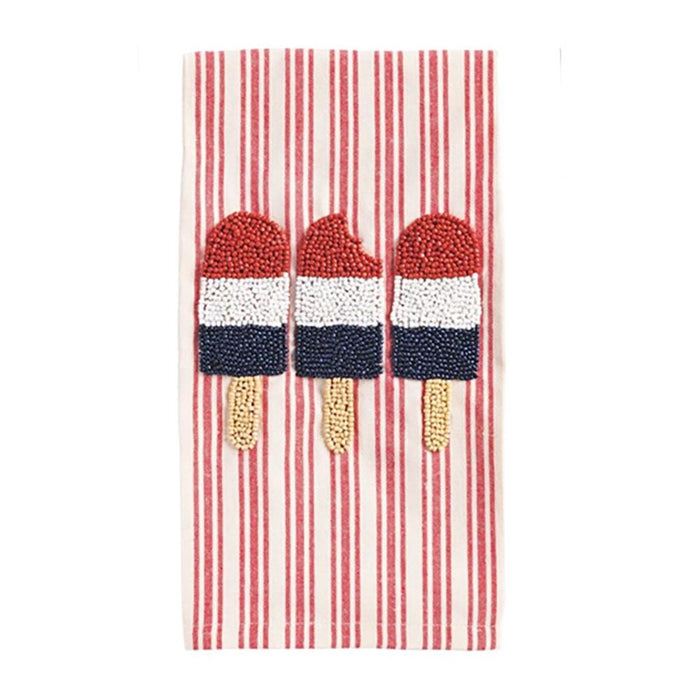 Ice Pop Beaded Americana Towel