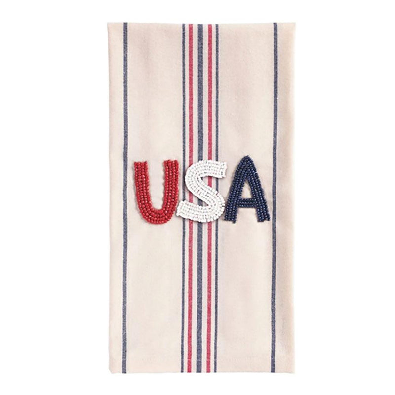 USA Beaded Americana Towel