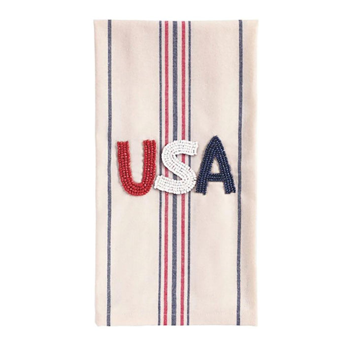 USA Beaded Americana Towel