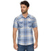 Men's Welch Blue Plaid Outdoor Performance Shirt