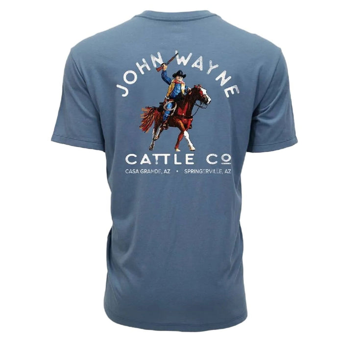 Men's John Wayne Dark Denim Tee Shirt