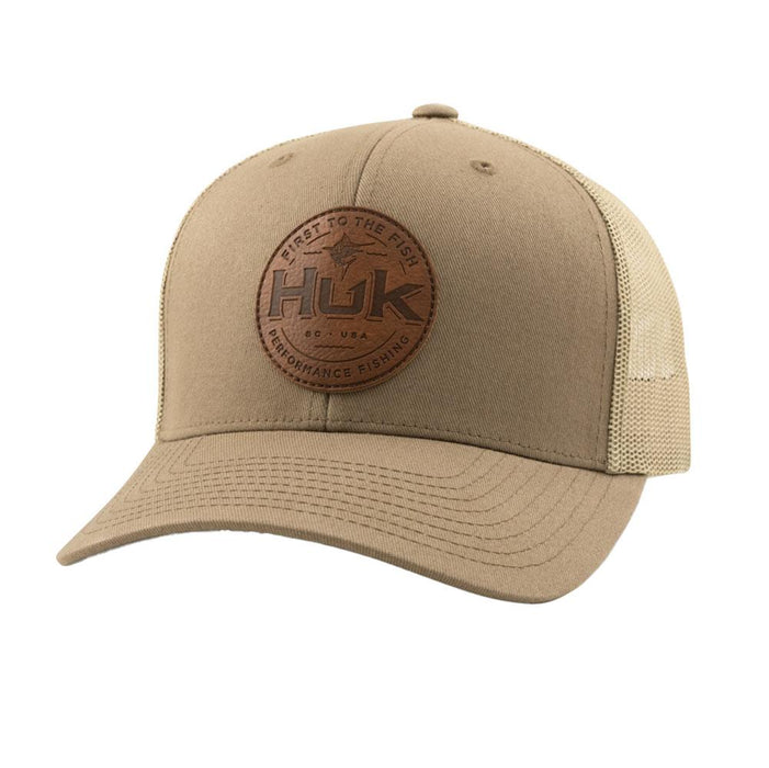 Men's Dock Leather Patch Cap