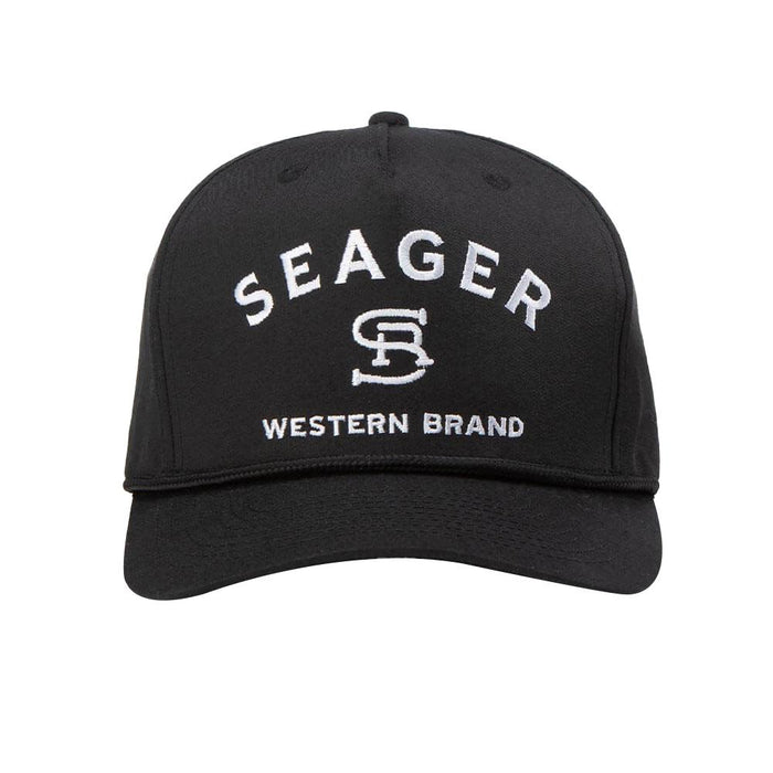 Men's Black Branded Snapback Cap