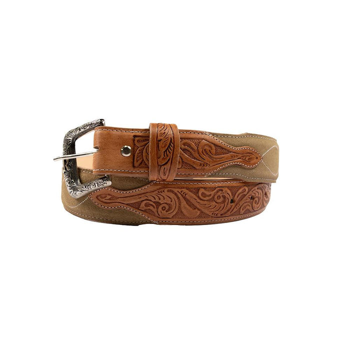 Men's Sand Stitched Roughout Belt