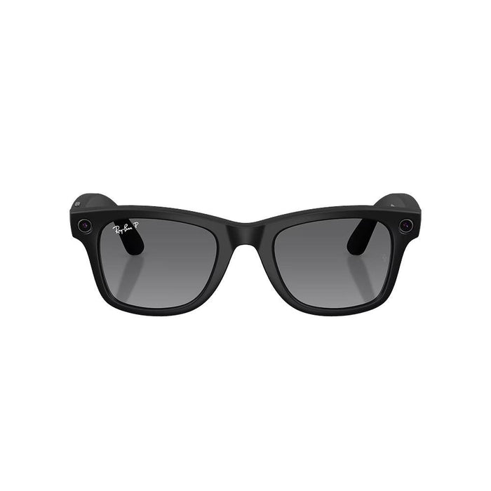 Wayfarer Black Polar Gradient Graphite Meta Sunglasses