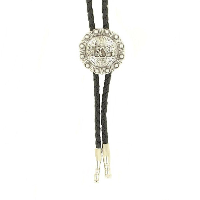 Praying Cowboy Bolo Tie