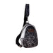 Black & White Cowhide Sling Bag