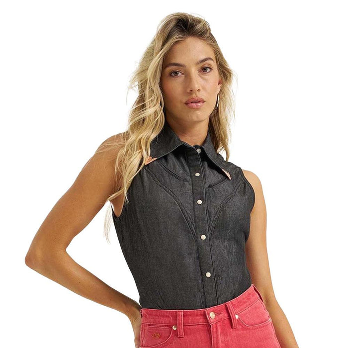 Lainey Wilson Women's Black Denim Shirt