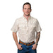 Men's White Carson Short Sleeve Snap Shirt