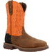Men's Workin Rebel Coffee Vamp 11in Monarch Orange Steel Toe