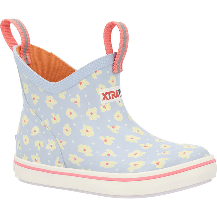 Kid's Skyway Floral Ankle Deck Boot