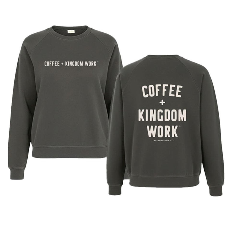 Women's ffee + Kingdom Work Charcoal Sweatshirt
