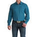 Men's Teal Long Sleeve ArenaFlex Shirt