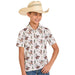 Boy's Natural Rider Print Polo